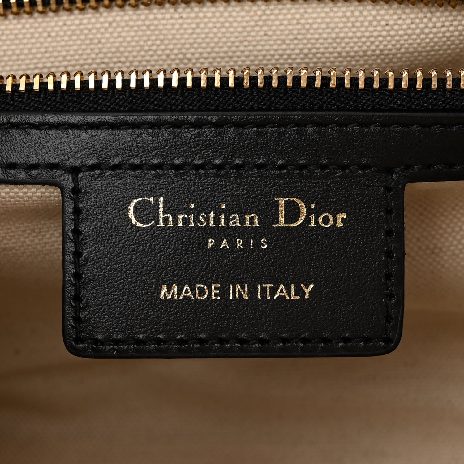 Christian Dior Calfskin Small Dior Vibe Zip Bowling Bag Black White 6 of 12