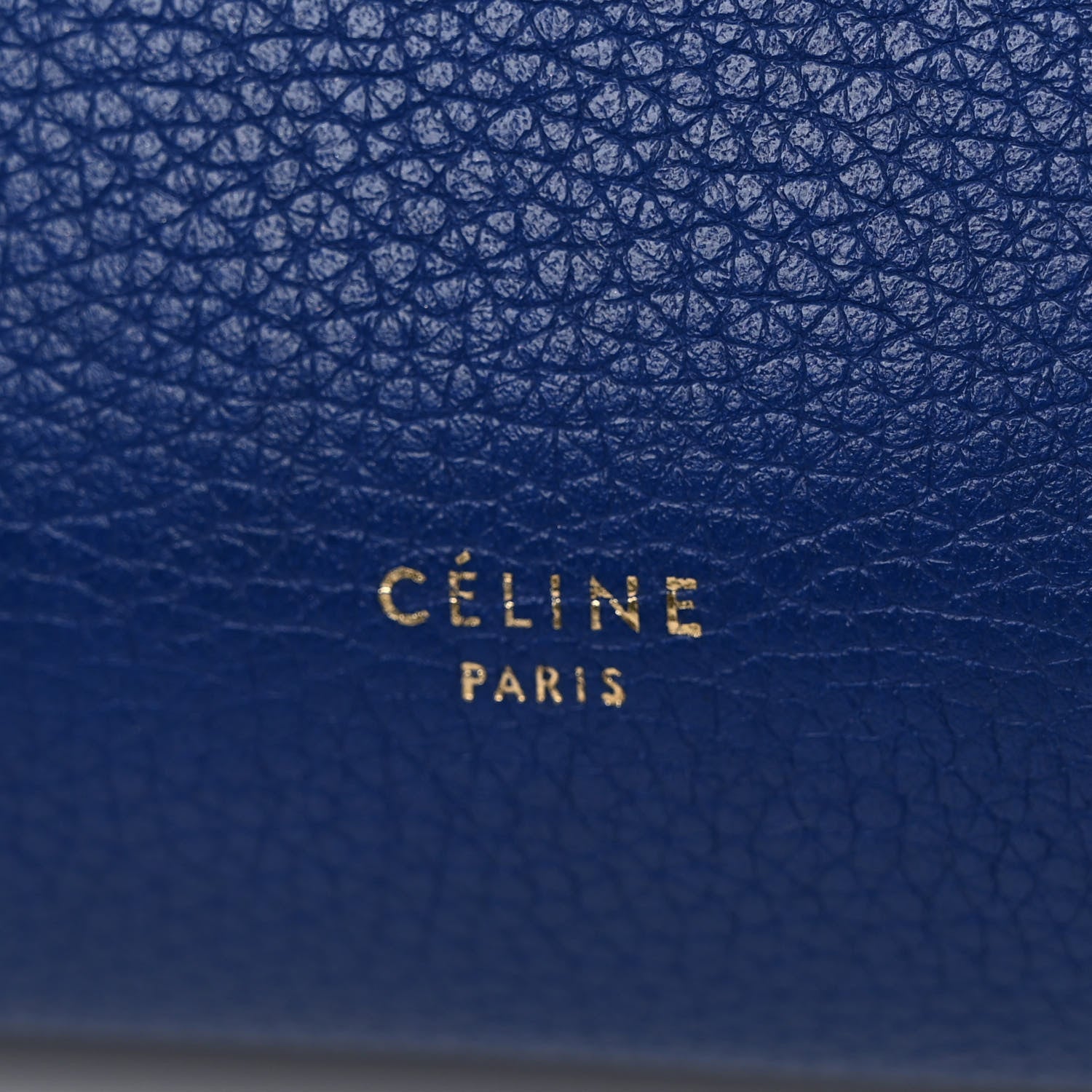 Celine Grained Calfskin Mini Belt Bag Indigo 7 of 12