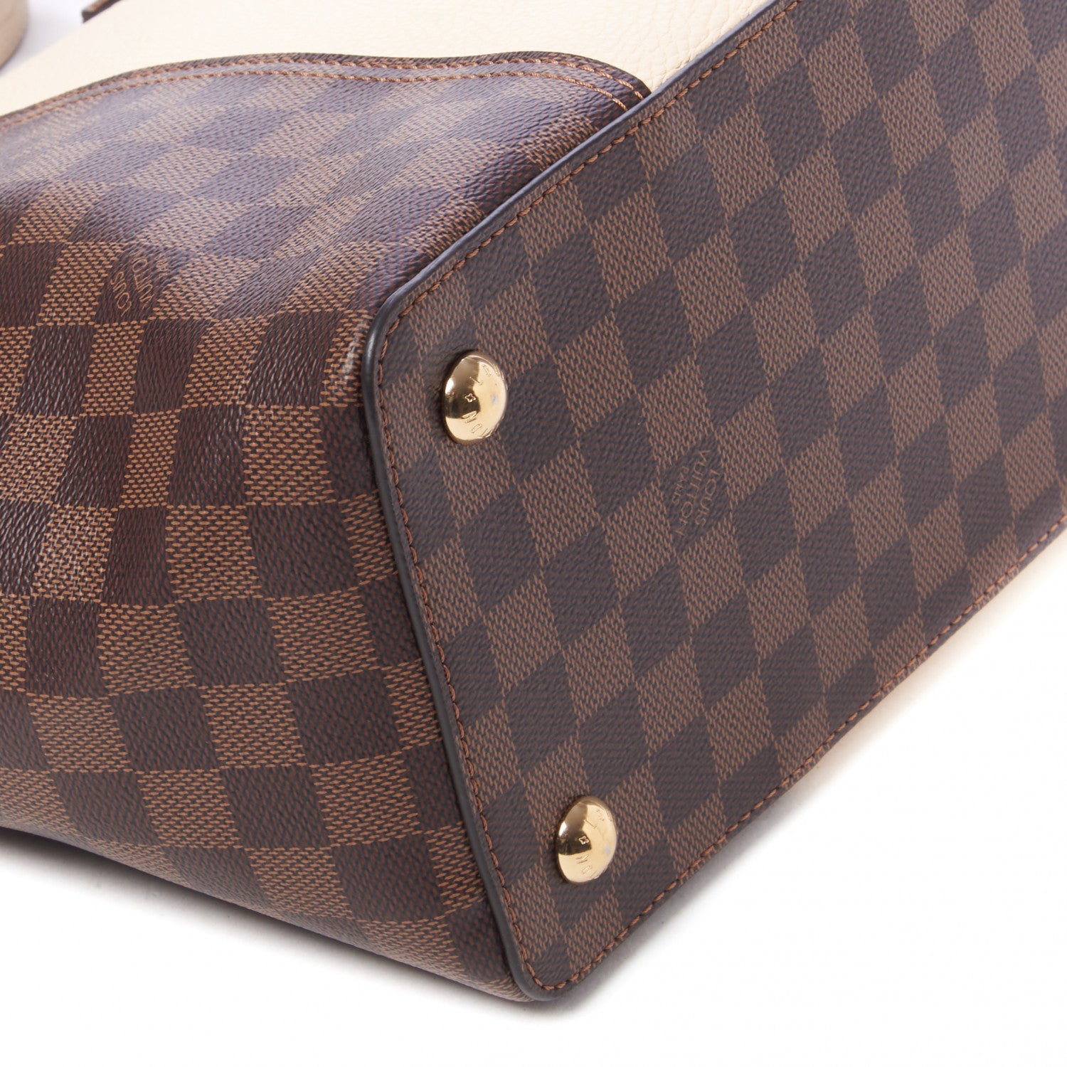 Louis Vuitton Damier Ebene Jersey Creme 6 of 9
