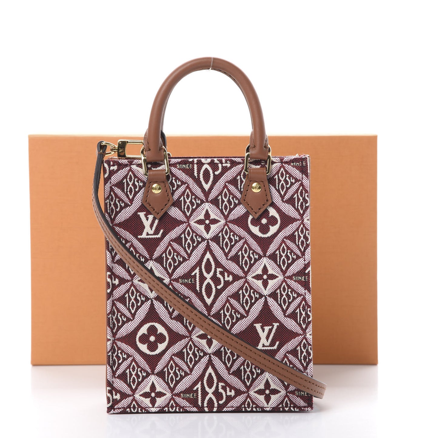 Jacquard Since 1854 Petit Sac Plat Bordeaux
