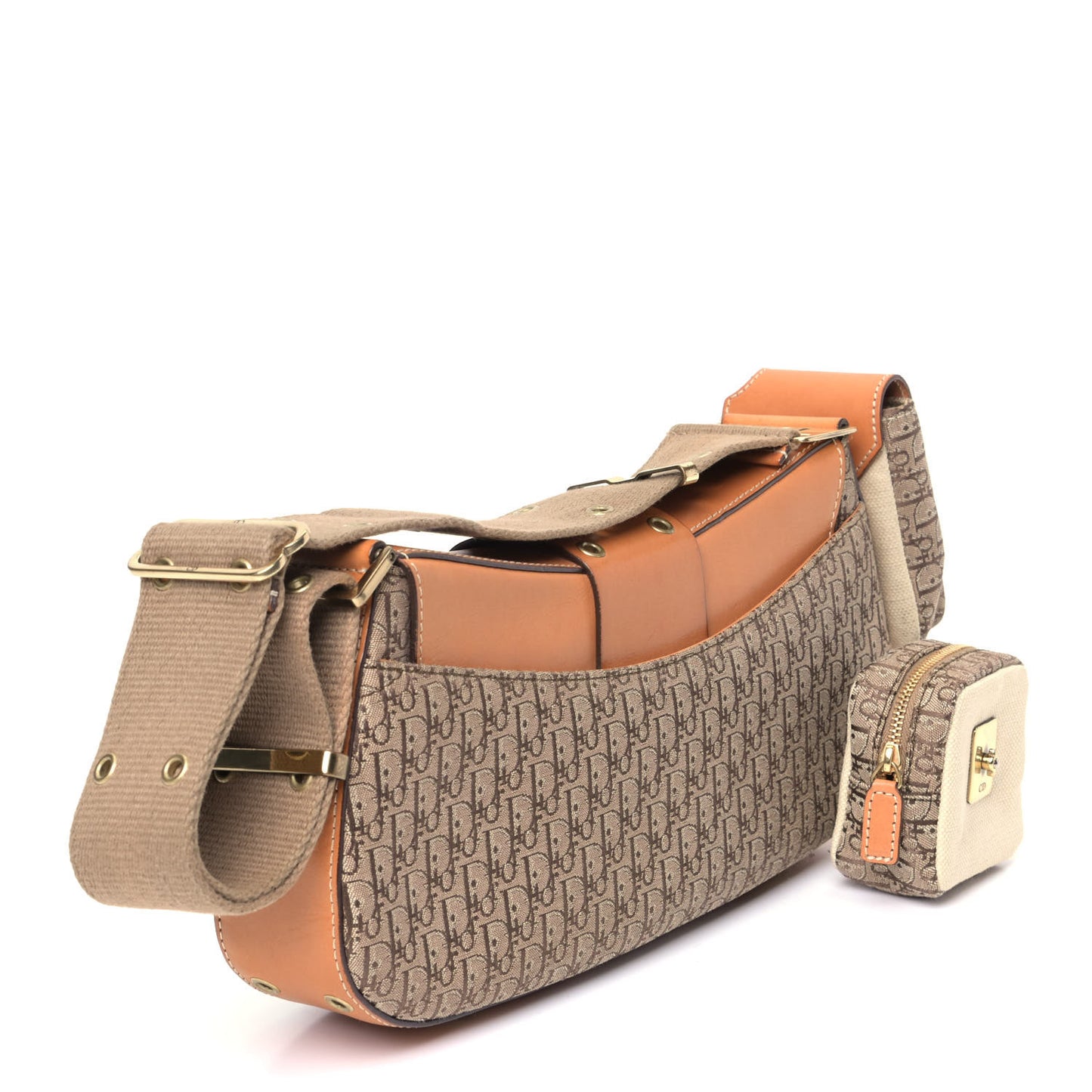 Monogram Street Chic Shoulder Bag Beige