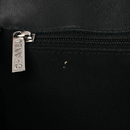 Chanel Calfskin Quilted Large CC Shopping Tote Black 14 of 16