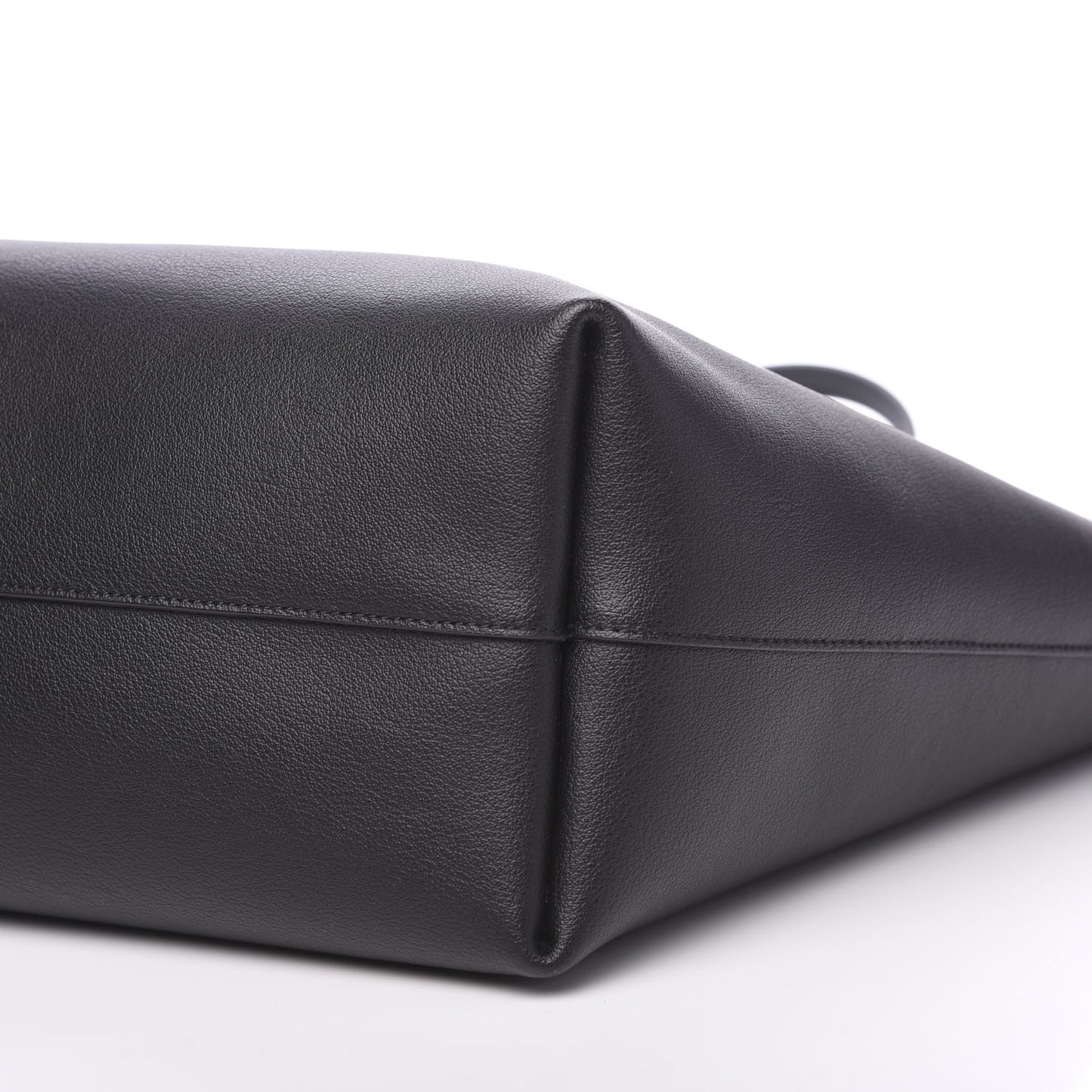 Calfskin Large Shopping Tote Black