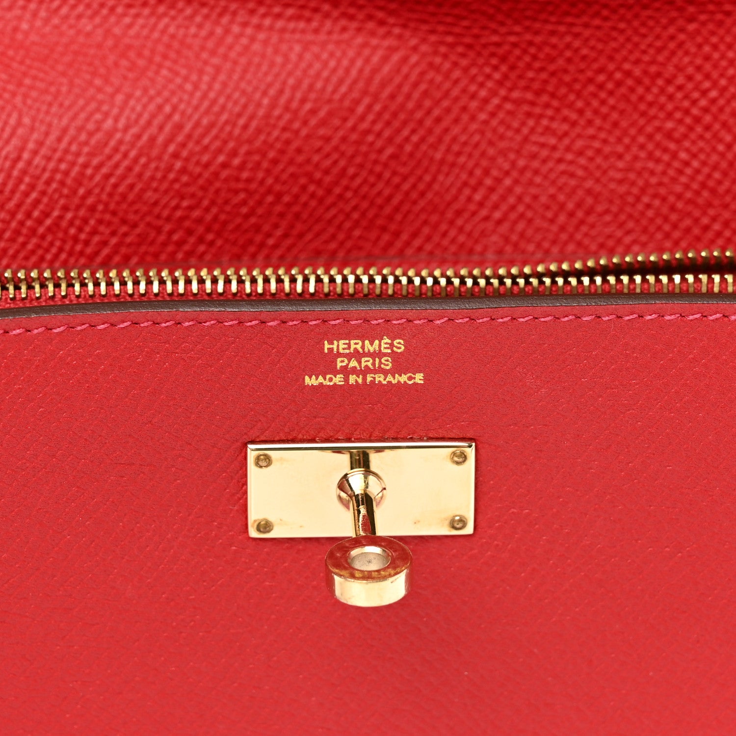 Hermes Epsom Kelly Longue Wallet Rouge Casaque 6 of 9