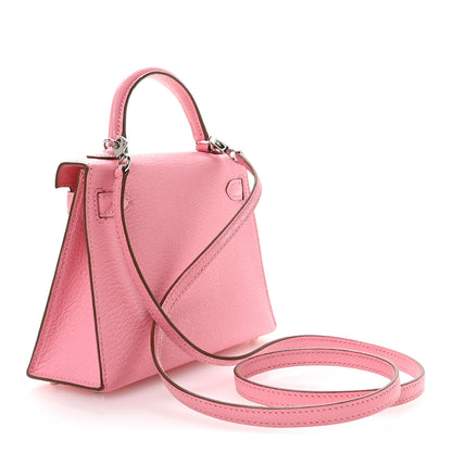 Hermes Chevre Mysore Mini Kelly Sellier 20 Rose Confetti 2 of 10