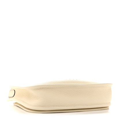 Hermes Taurillon Clemence Evelyne 23 Poche III Cream 4 of 10