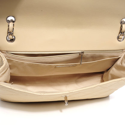 Chanel Calfskin Quilted In the Business Flap Bag Light Beige 10 of 10