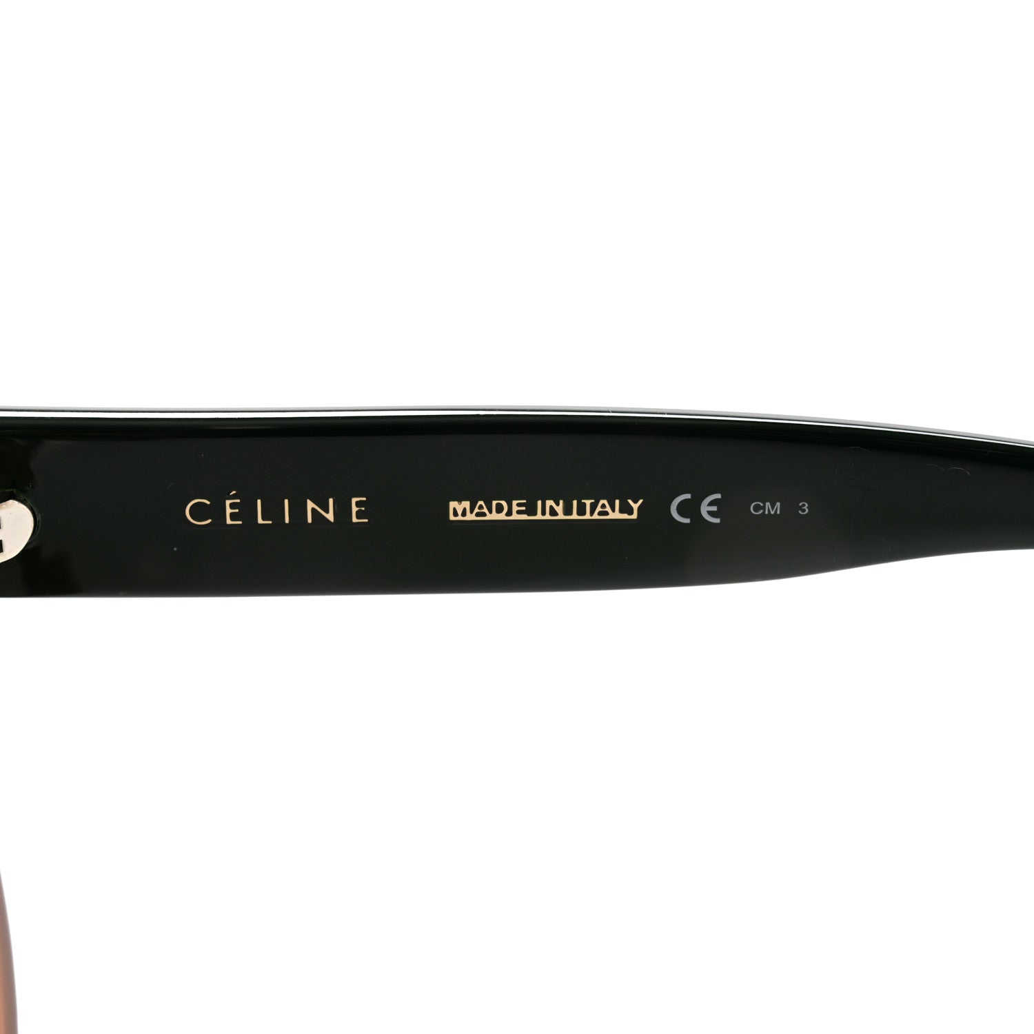 Celine Shadow Sunglasses CL 41026/S Green Brown 6 of 7