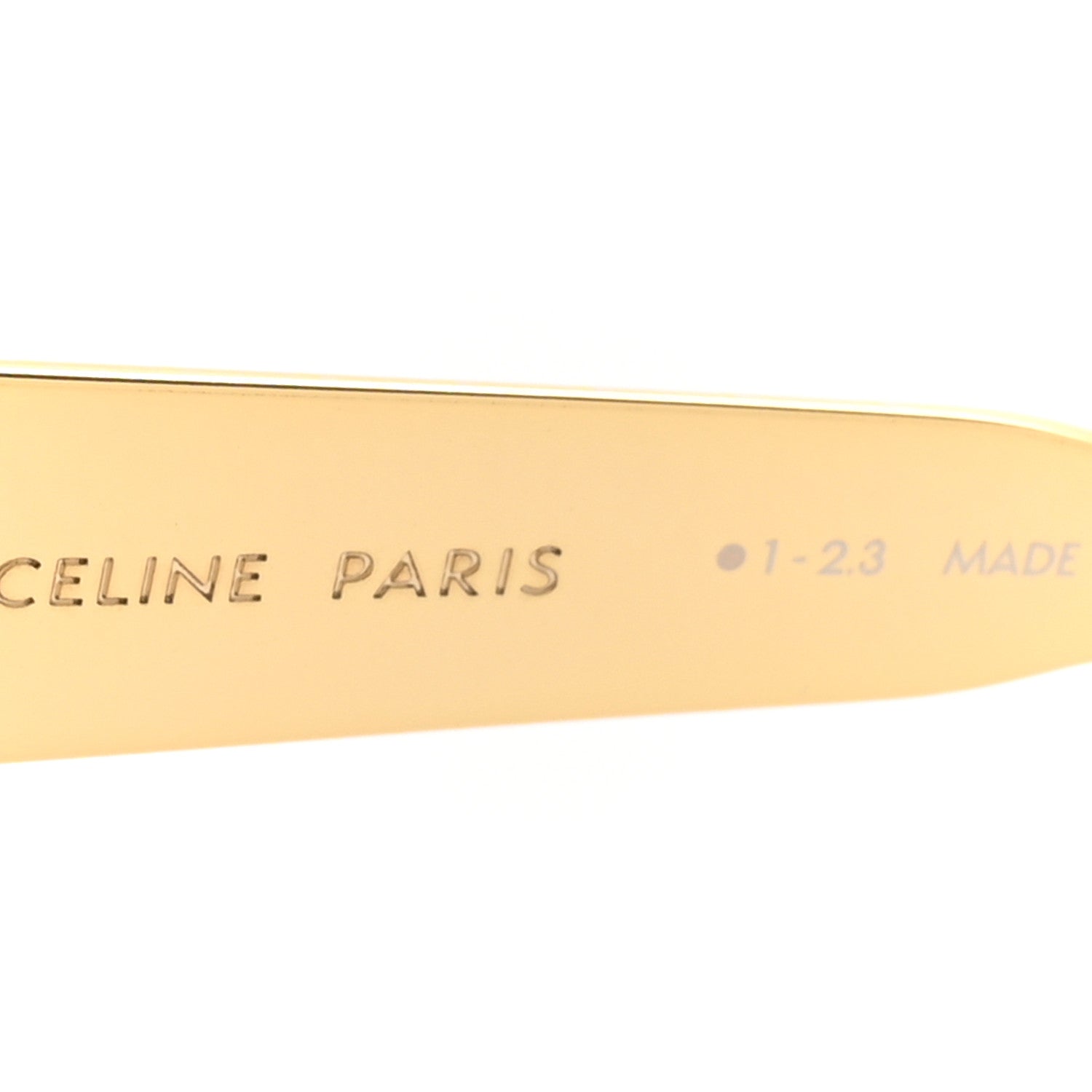 Celine Metal Triomphe 01 Sunglasses CL40235U Gold Green 6 of 7