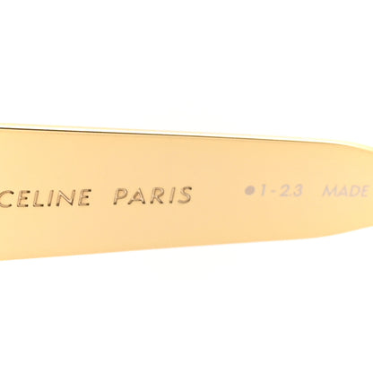 Celine Metal Triomphe 01 Sunglasses CL40235U Gold Green 6 of 7
