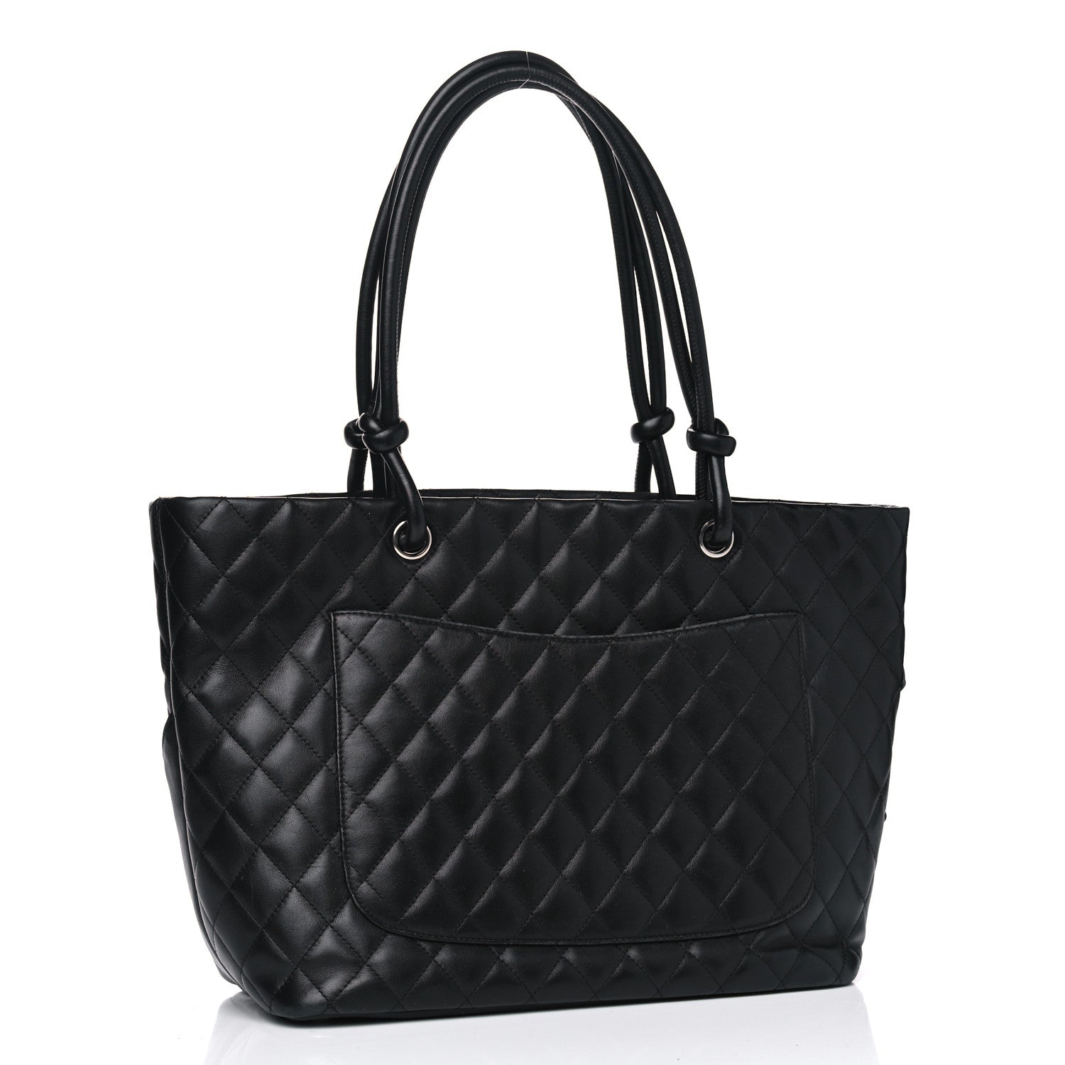 Chanel Calfskin Quilted Large Cambon Tote Black 2 of 11