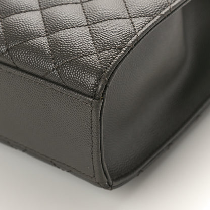 Saint Laurent Grain De Poudre Textured Mixed Matelasse Large Triquilt Monogram Satchel Earth 8 of 8