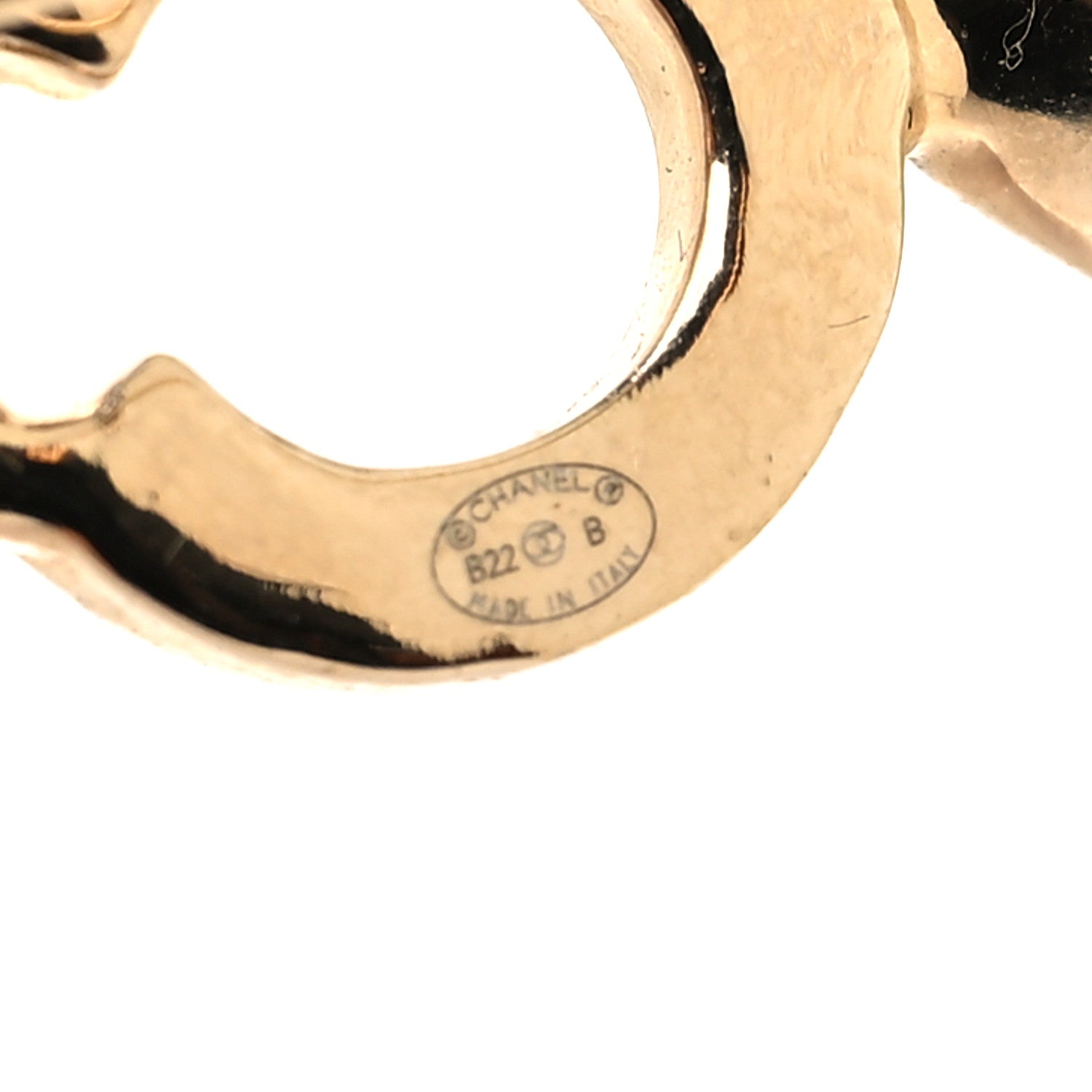 Chanel Pearl Coco Brooch Pink Gold 3 of 3