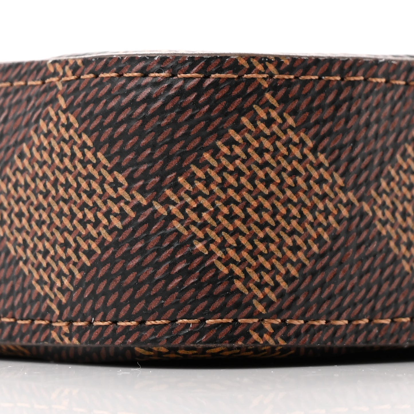 Damier Ebene Studded Pochette Felicie Chain Wallet