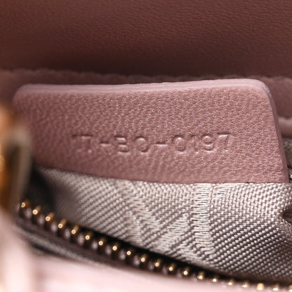 Christian Dior Metallic Lambskin Cannage Mini Lady Dior Lotus 7 of 12