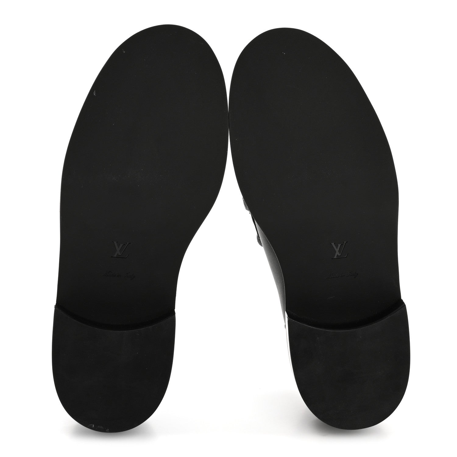 Louis Vuitton Calfskin Oversized Chain Academy Loafers 38.5 Black 6 of 10