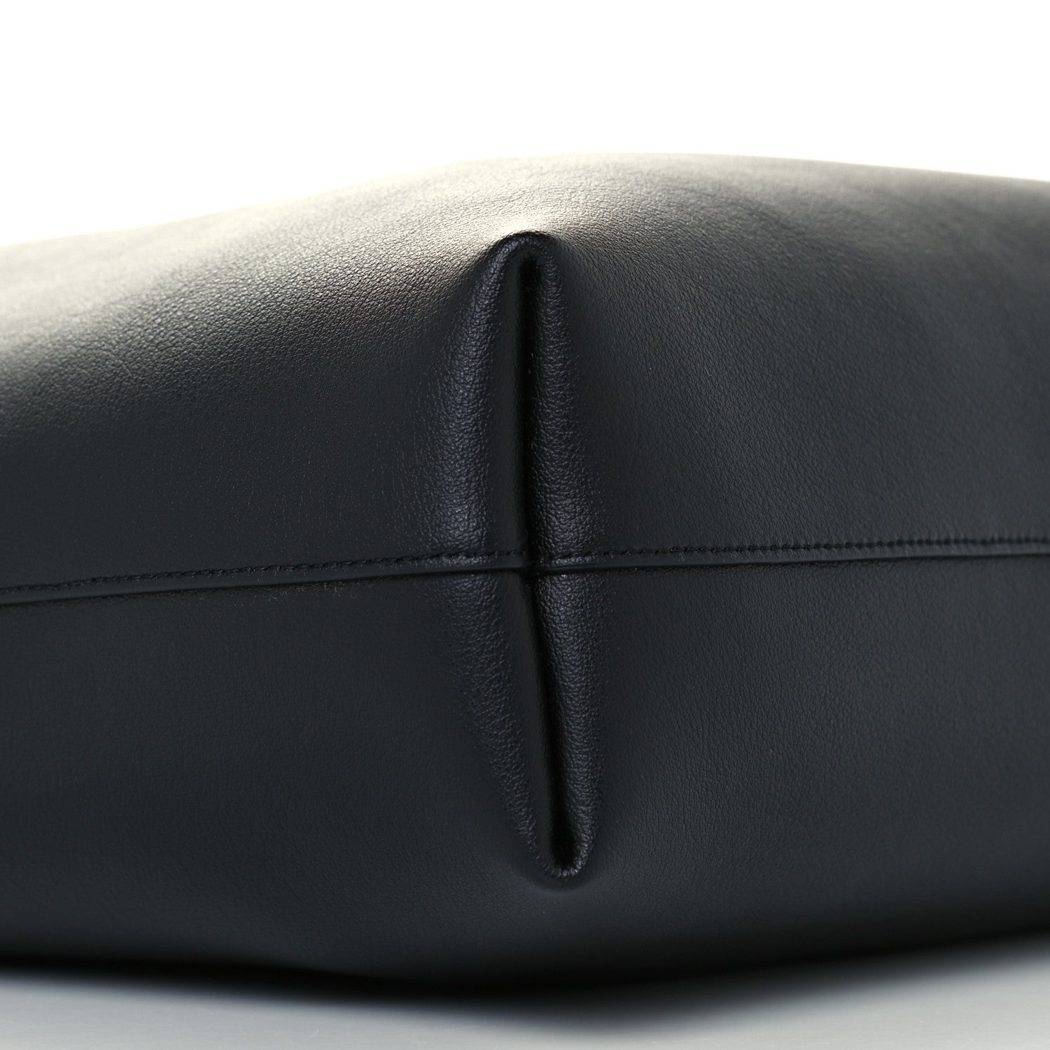 Saint Laurent Calfskin Medium Shopping Tote Black 10 of 11