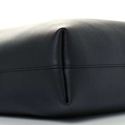 Saint Laurent Calfskin Medium Shopping Tote Black 10 of 11