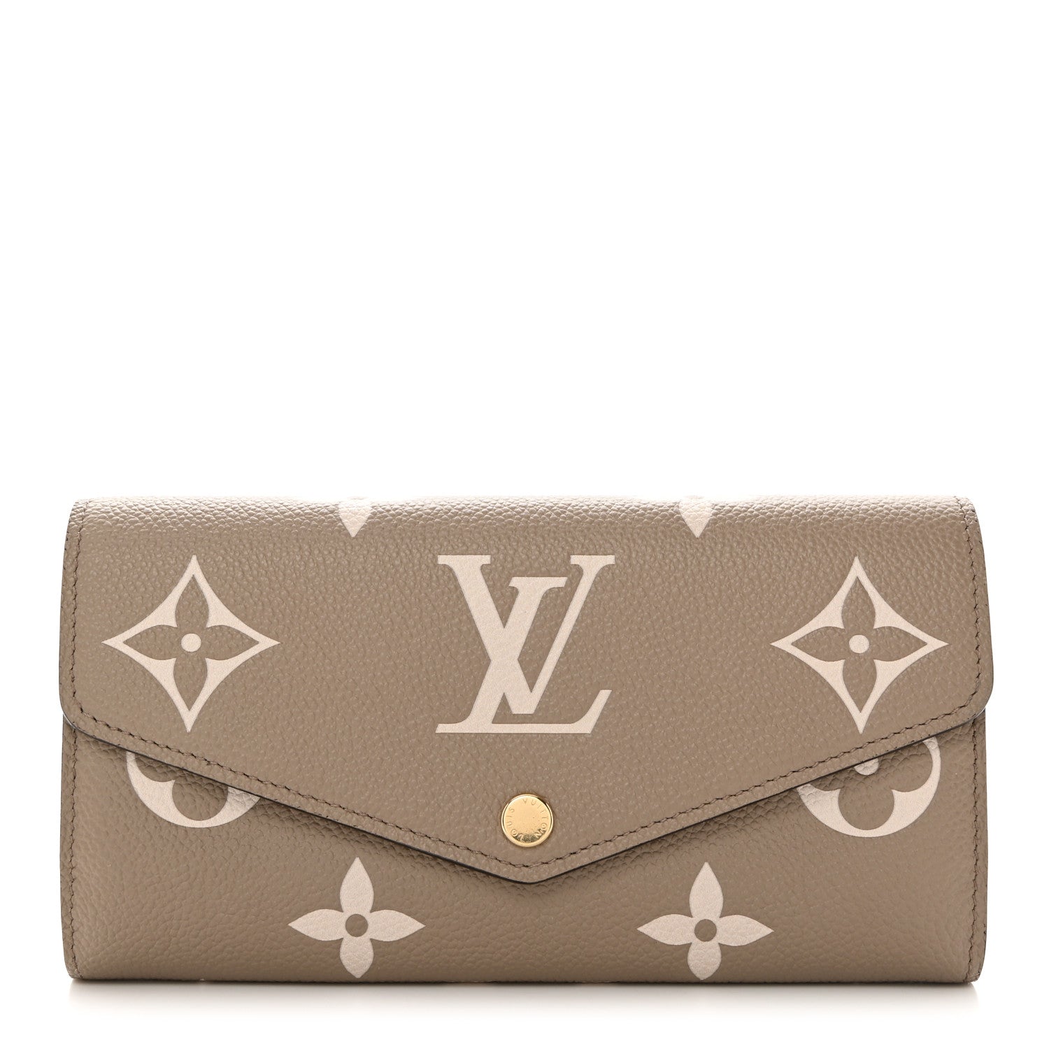 Louis Vuitton Empreinte Monogram Giant Sarah Wallet Tourterelle Creme 1 of 7