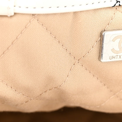 Chanel Shiny Calfskin Quilted Chanel 22 Backpack White Black 7 of 10