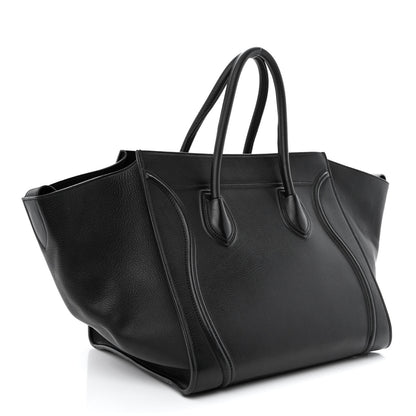 Celine Smooth Calfskin Medium Phantom Luggage Black 3 of 12