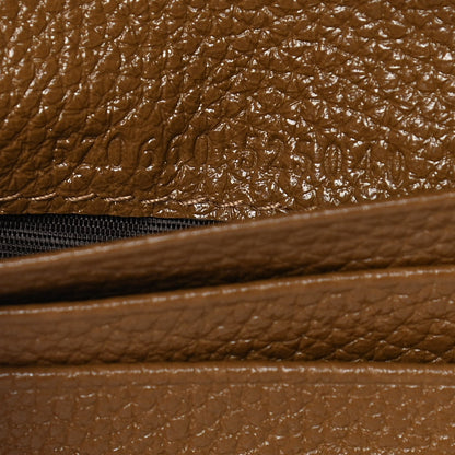 Gucci Grainy Calfskin Zumi Chain Card Case Wallet Friky Taupe 7 of 12