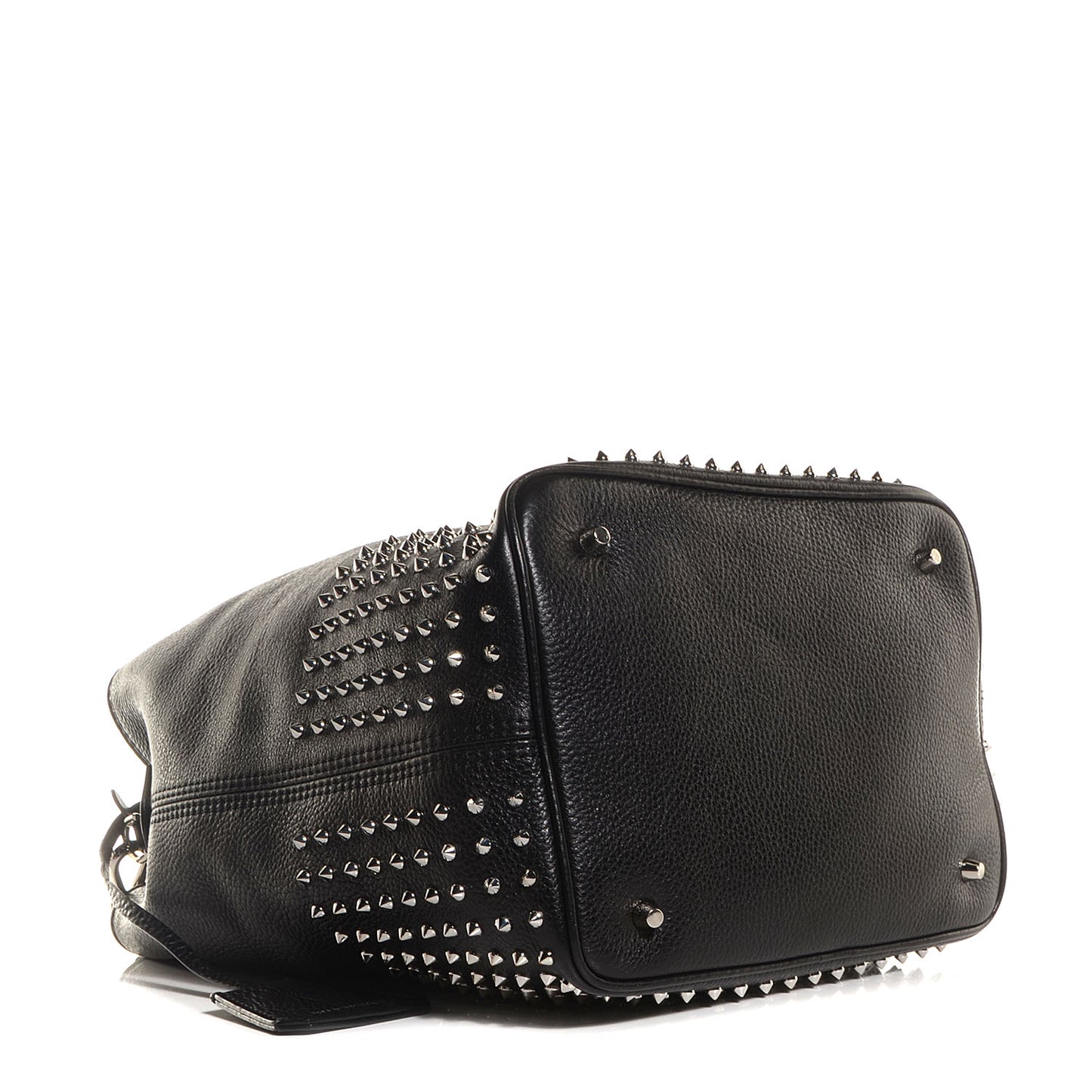 Leather Brit Studded Medium Susanna Hobo Black