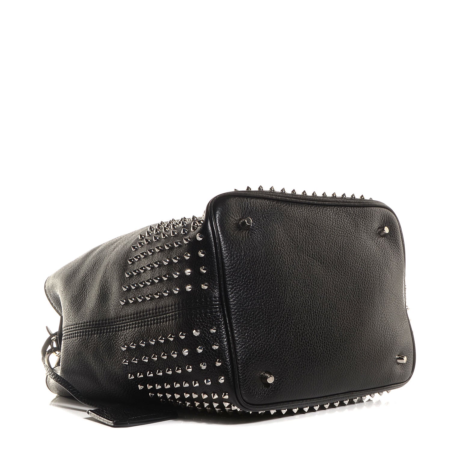 Burberry Leather Brit Studded Medium Susanna Hobo Black 4 of 11