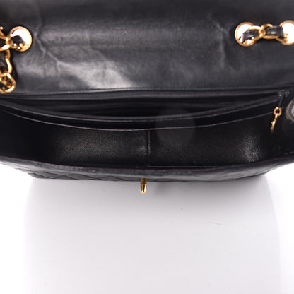 Chanel Lambskin Quilted Jumbo Single Flap Black 6 of 22