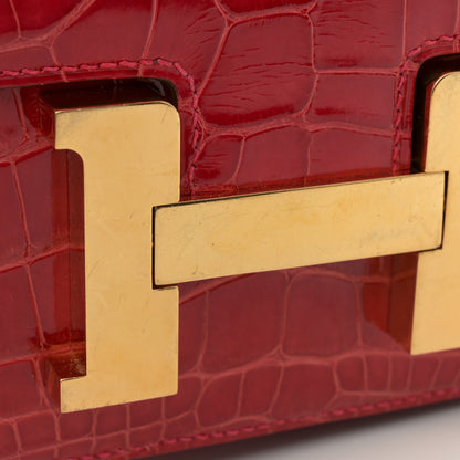 Hermes Shiny Alligator Constance 24 Braise 15 of 15