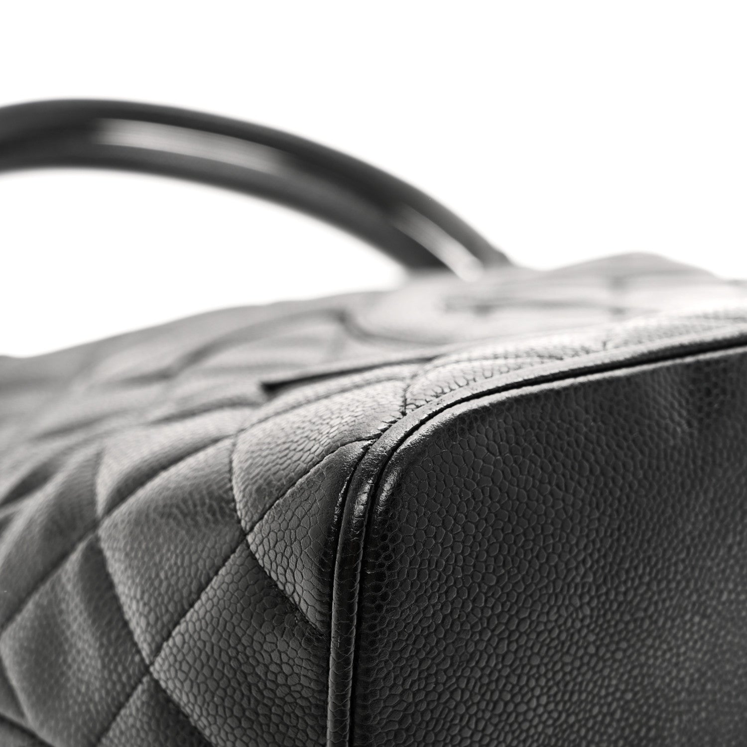 Chanel Caviar Quilted Medallion Tote Black 10 of 13