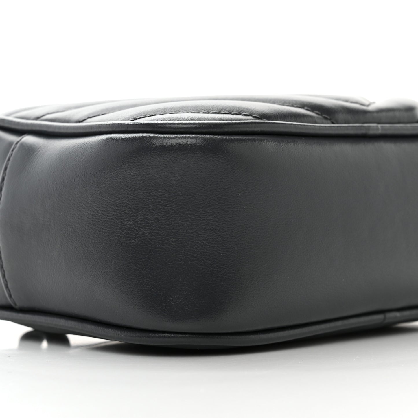 Calfskin Matelasse Monogram Lou Belt Bag Dark Smog