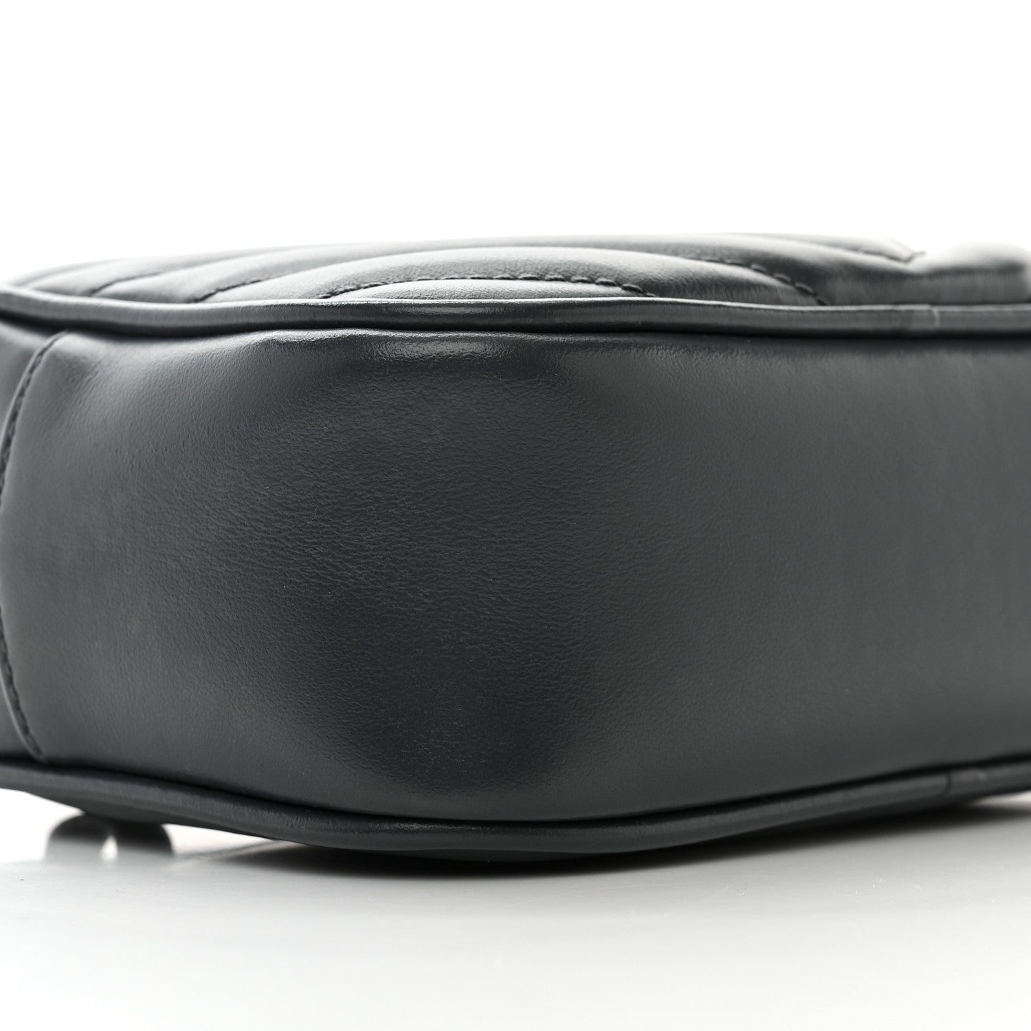 Saint Laurent Calfskin Matelasse Monogram Lou Belt Bag Dark Smog 9 of 10