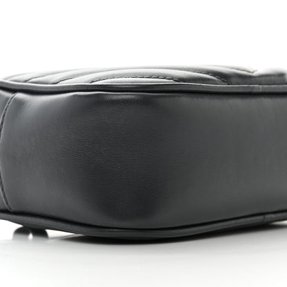 Saint Laurent Calfskin Matelasse Monogram Lou Belt Bag Dark Smog 9 of 10