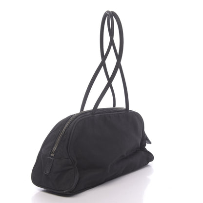 Prada Tessuto Nylon Shoulder Bag Black 3 of 9