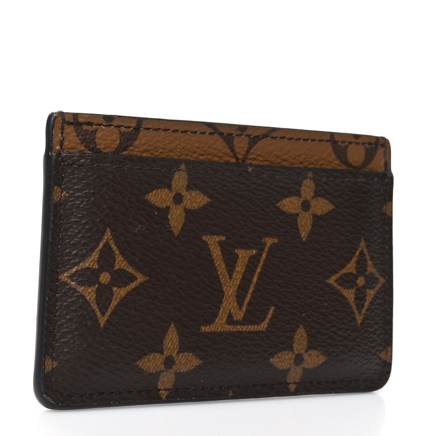 Reverse Monogram Card Holder