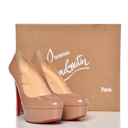 Christian Louboutin Patent Bianca 120 Pumps 38.5 Nude 8 of 8