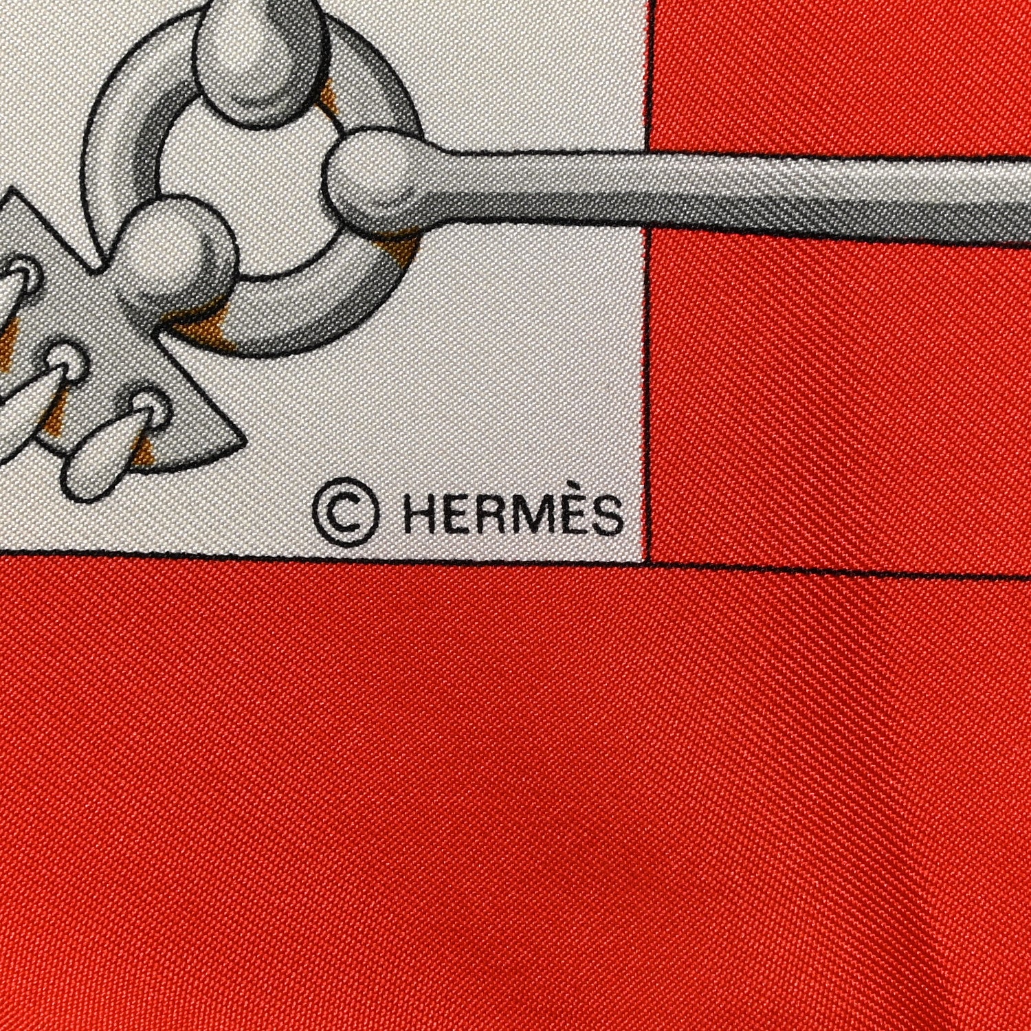 Hermes Silk Cliquetis Scarf 90 3 of 3