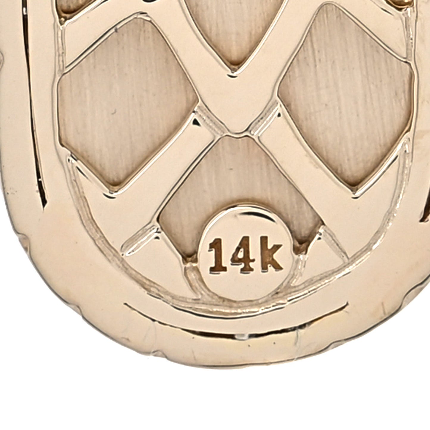 14K Yellow Gold Diamond Legends Naga Amulet Pendant