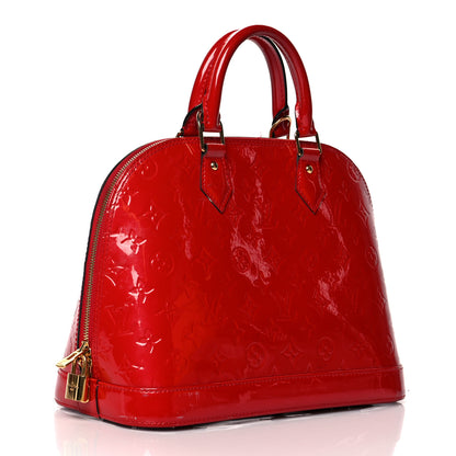 Louis Vuitton Vernis Alma PM Cherry 3 of 23