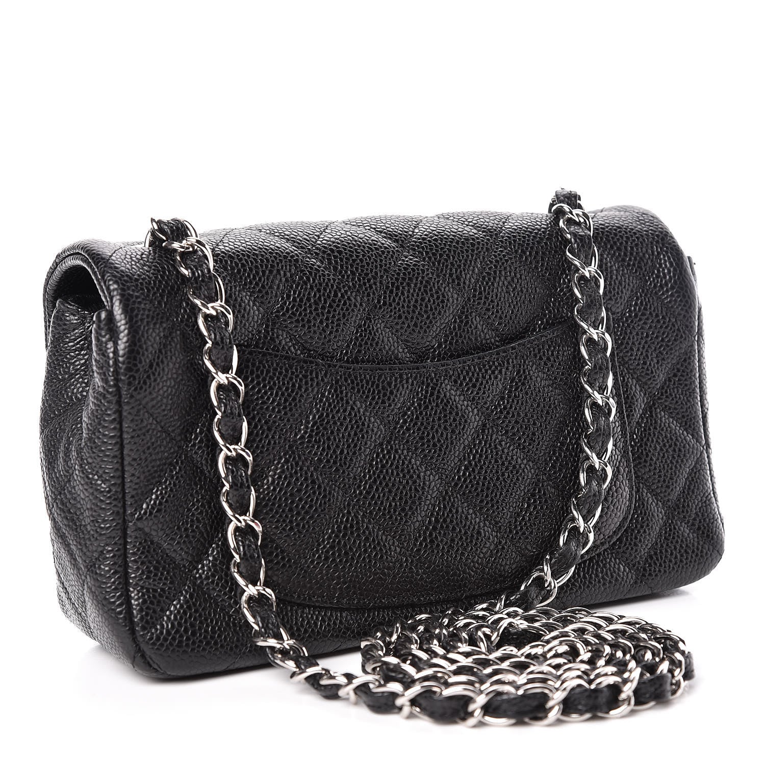Chanel Caviar Quilted Mini Rectangular Flap Black 3 of 10