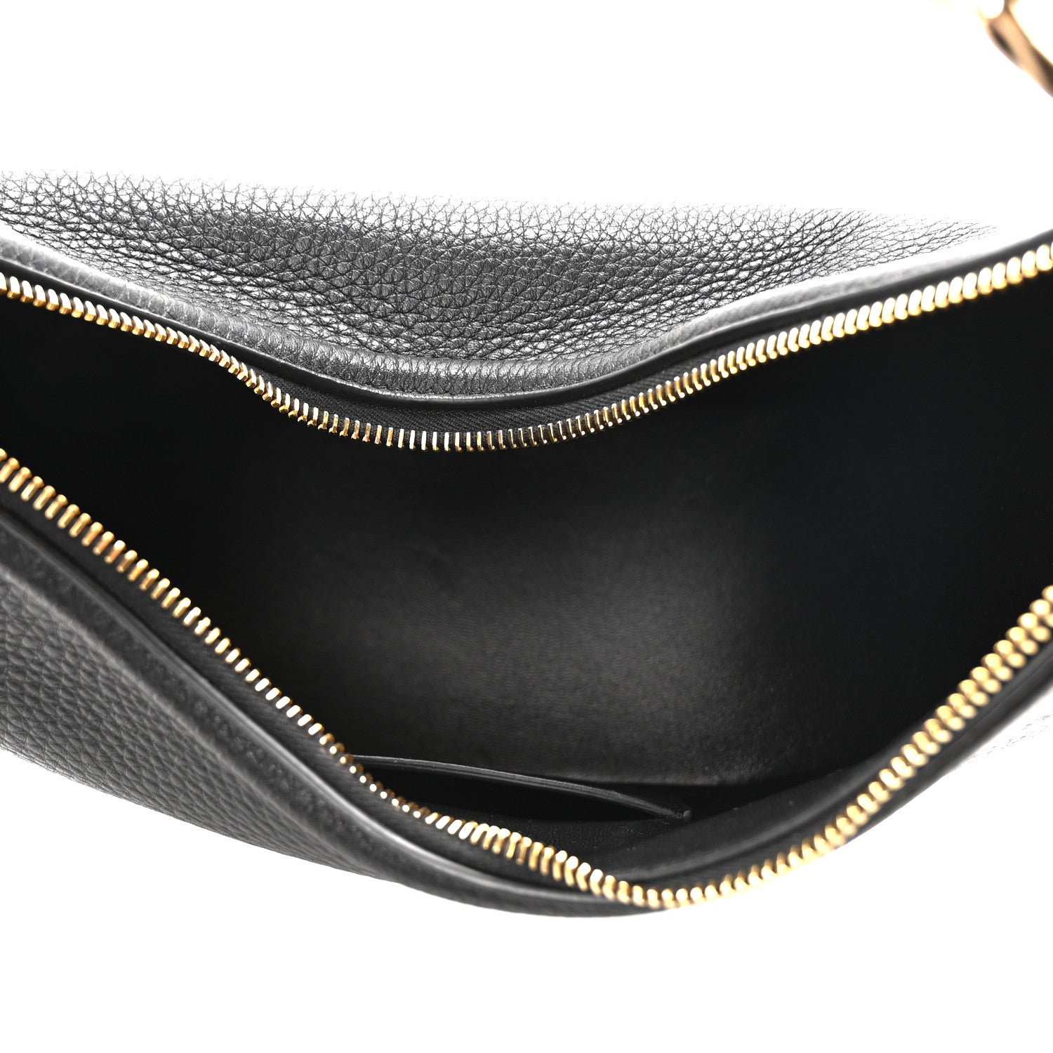 Valentino Garavani Grainy Calfskin Small Vlogo Moon Hobo Bag Black 5 of 10