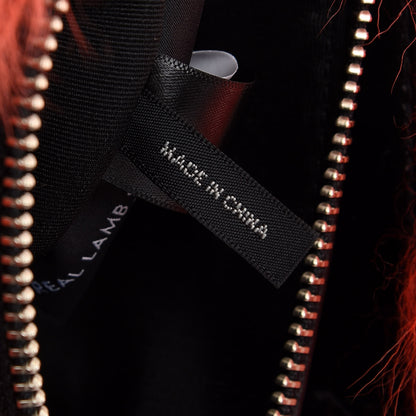 Marc Jacobs Calfskin Eco Fur 2Way Tote Bag Poppy Black 7 of 9
