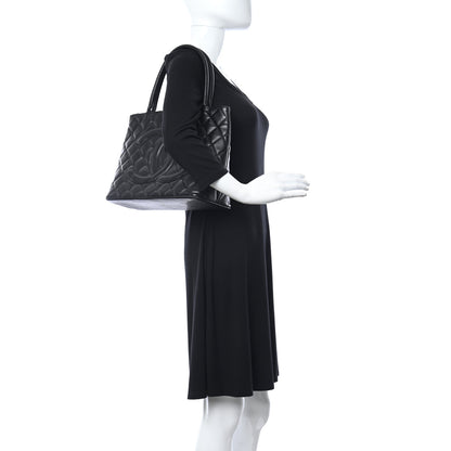 Chanel Caviar Quilted Medallion Tote Black 2 of 16