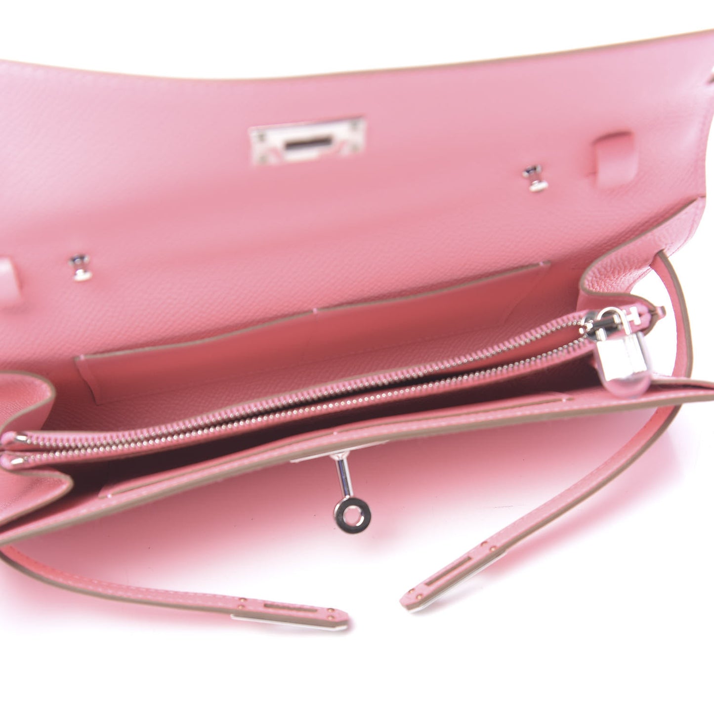 Epsom Kelly Wallet To Go Rose Confetti