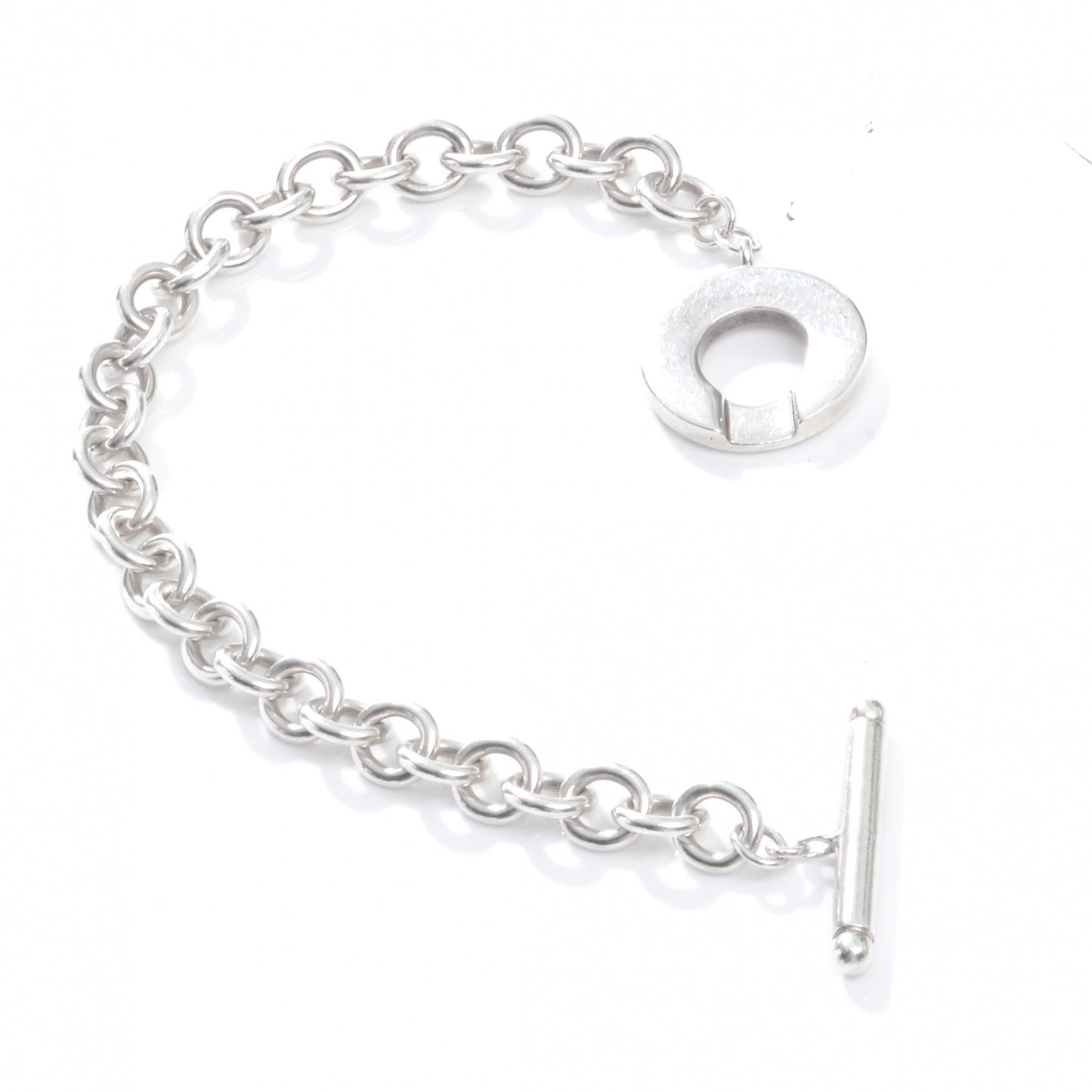 Sterling Silver Toggle Bracelet