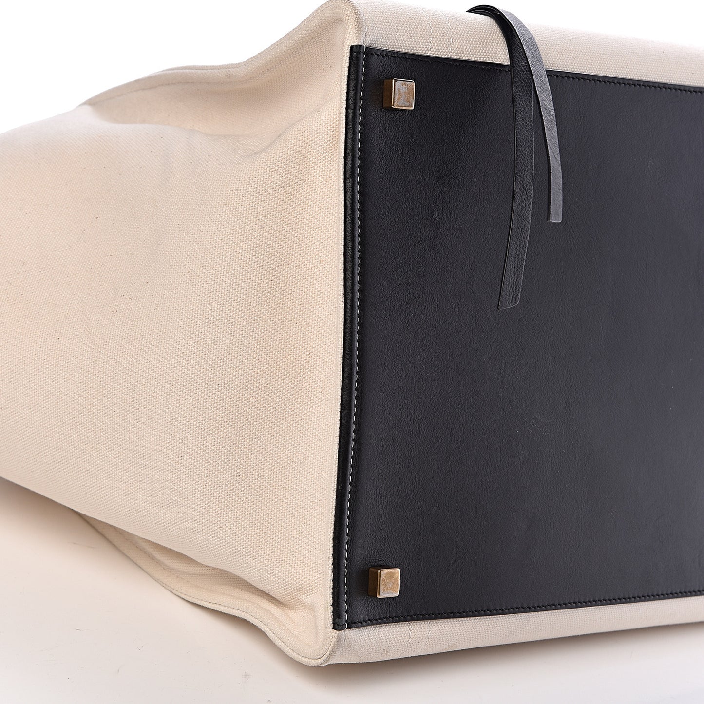 Cotton Canvas Medium Phantom Luggage White