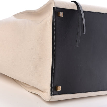 Celine Cotton Canvas Medium Phantom Luggage White 17 of 20