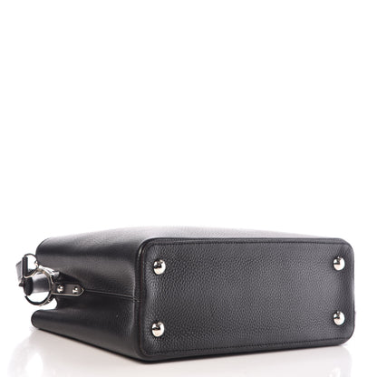 Louis Vuitton Taurillon Capucines PM Black 4 of 8