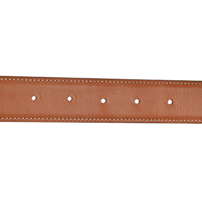 Hermes Barenia Chamonix 32mm H Belt 75 Fauve Black 5 of 10